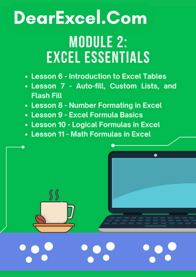 SkillUp Academy DearExcel.Com Module 2